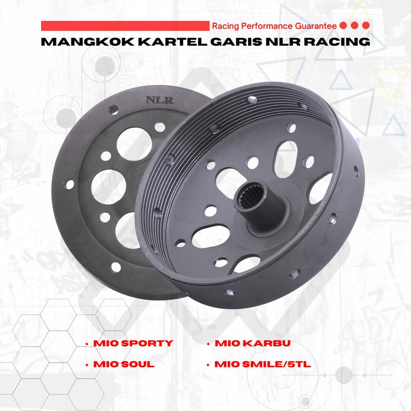 MANGKOK GANDA KARTEL GARIS ANTI GREDEK DAN ANTI SLIP UNTUK VARIAN Motorcycle VARIO NMAX MIO Karbu BEAT FINO 4