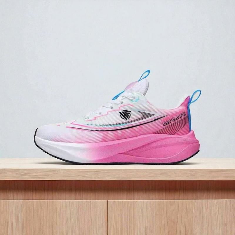 A17- GIÀY THỂ THAO NỮ MẦU HỒNG PHỐI TRẮNG, CHẤT LIỆU VẢI LƯỚI, ĐẾ BOSS NÉN, NHẸ, ÊM CHÂN, THOÁNG KHÍ ( A17 HỒNG )