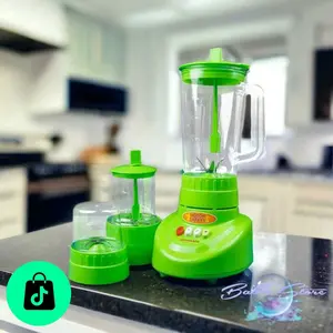 [ Shoptokopedia.lifestyle exclusive ] BLENDER PLASTIK OKAYAMA BLENDER 3 IN 1 ( 3 TABUNG ) Pisau Blade Stainless