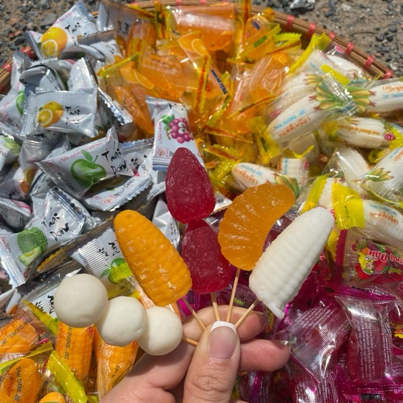 combo Tết 6 Loại Kẹo Dẽo Thơm Ngon: Xoài Bắp Non Bắp Sữa Dâu Cam & Dẽo Sữa Lý Tưởng Cho Tết Dễ Dàng Thưởng Thức