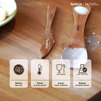Gambar homLiv Pisau Selai Kayu jati 19 Cm Oreno Wooden Butter spoon Food Grade Kitchenware dari Homliv Indonesia Kota Administrasi Jakarta Utara 2 Tokopedia
