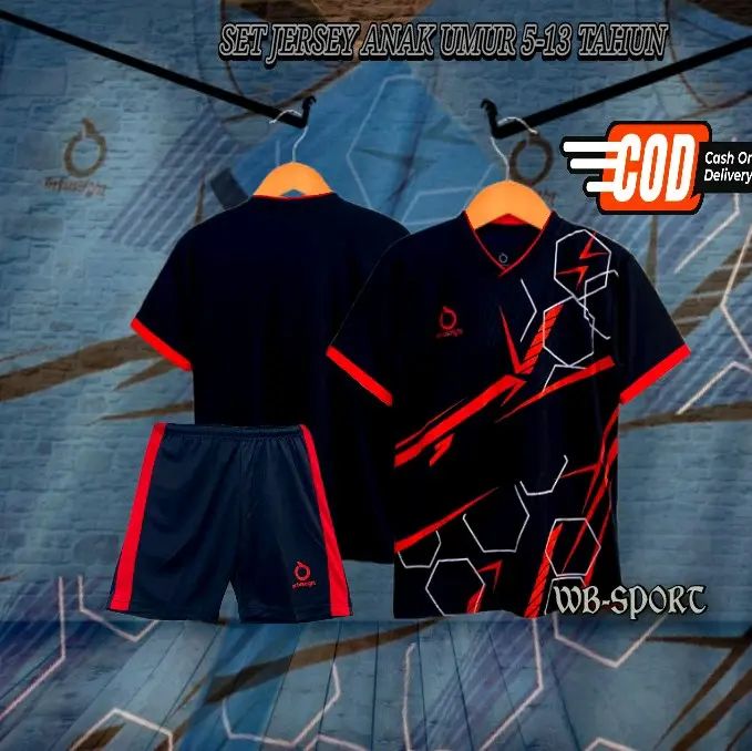 STELAN STELAN JERSEY ANAK BAJU SEPAK BOLA VOLLY BADMINTON BOLA CAKRAW PRIA WANITA Futsal Olahraga 4