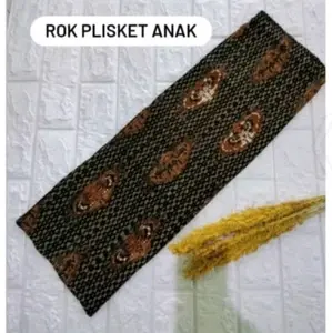 bawahan rok katun batik dan rok plisket batik anak Fashion