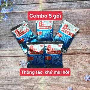 (Combo 5 gói) Bột Thông Tắc Cống Cực Mạnh DW - Chính Hãng Công Ty DW - Thông Bồn Cầu, Đường Ống, Bồn Rửa Mặt Làm Sạch