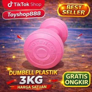 POTENCE BARBEL 3 KG dumbell dumbel alat angkat beban 1pcs Otot