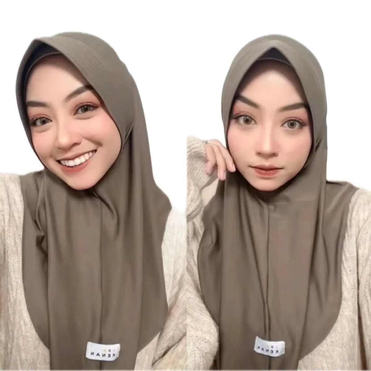 Hijab Keenan Jersery Size L / Hijab Daily Murah