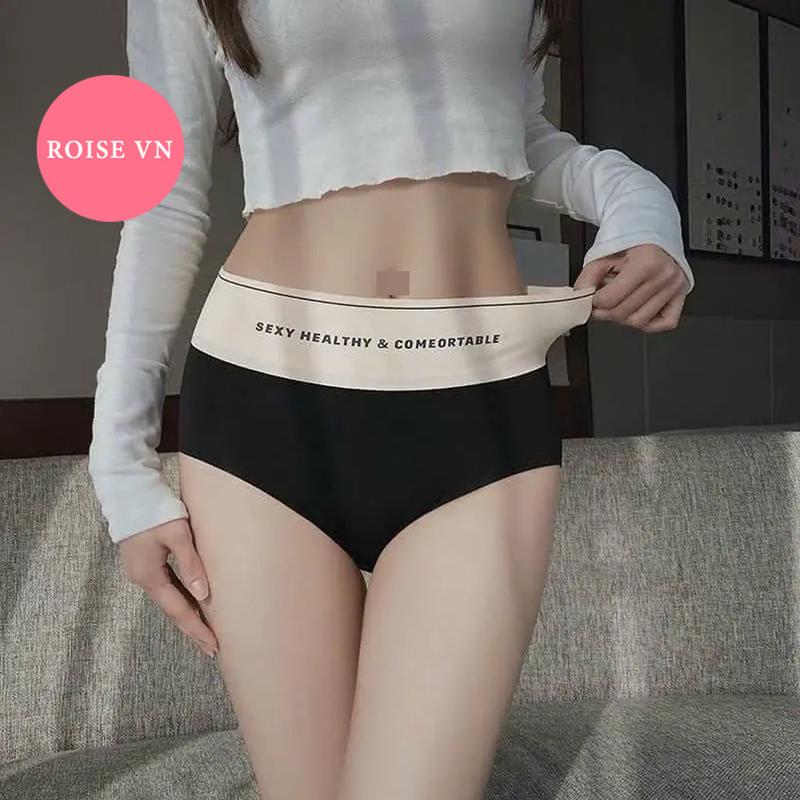 Combo 10 quần lót nữ có lẻ 5 quần thun lạnh đúc su không đường may Healltthy mã 319