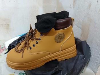 Product Review of [COD] WITH BOX FREE SOCK [SALE] Classic Boots Shoes Outdoor High Boots Men Army Ankle Boot Motorcycle Boots Men Leather Shoes M1 boots  lelaki from m**d 1