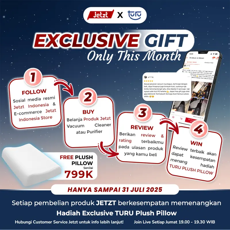 JETZT HC1000 Hair Dryer 3 in 1 Pengering rambut 2 Juta ion negatif Teknologi anti radiasi aman untuk anak-anak dan wanita hamil Mesin Compact Kering 1