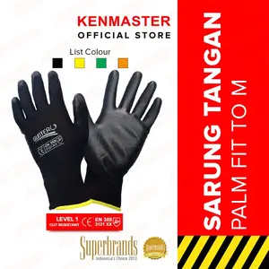 Gunter Sarung Tangan Pelindung GT-1001 Size S - Hitam / Sarung Tangan Safety / Sarung Tangan Kerja / Gloves - SRNG120
