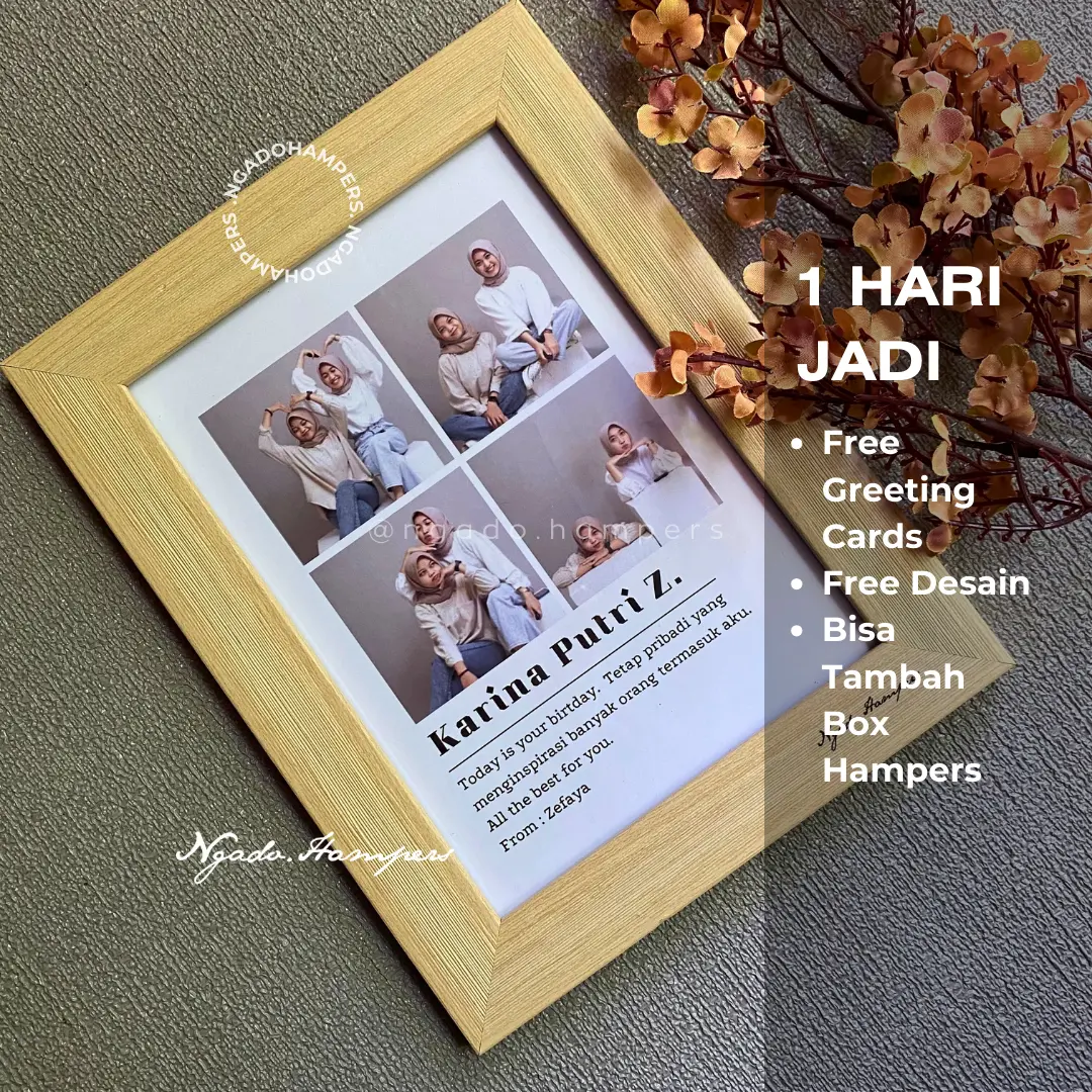 KADO WISUDA ULANG TAHUN CEWEK COWOK PERNIKAHAN WEDDING ENGAGEMENT KENANG KENANGAN BINGKAI FOTO AESTHETIC HAMPERS GIFT BOX