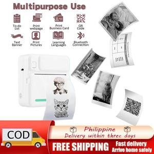 LIOTOG C19 Bluetooth Thermal Printer Photo Printer Mini Printer Sticker Paper Portable Printer for Study
