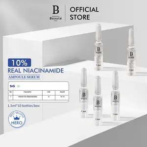 PREMIERE BEAUTE Upgrade Formula Booster Activation Niacinamide Whitening Ampoule serum 10x1.5ml ｜ Bifida Ferment Filtrate Deep Moisturizing Ampoule
