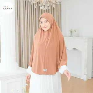 KENAN - Sabrina Bergo Syar'i Size XXL  Daily Instan Jersey Langsung Slup Anti Ribet Hijab Instan Kerudung Nyaman Pad Simple Muslim Syari Khimar