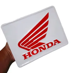 AKSESORIS PLAT NOMOR LOGO HONDA CUSTOM