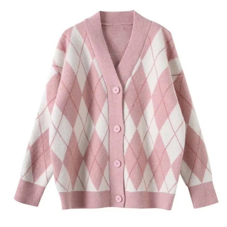 Knitwear Sweater Cardigan (1-70) Wanita Outer Baju