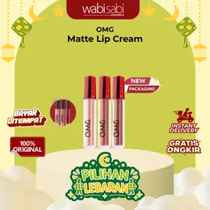 OMG - Mattelast Lip Cream Warna Intense Transferproof dengan Vitamin E & Jojoba Oil 3.5 gr