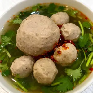 Baso Ikan Pelabuhanratu ( Varian rudal 1 pcs dan  kecil 5 pcs + bumbu komplit )