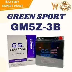 Aki Motor Yamaha Mio Sporty GM5Z-3B Green Sport Accu Kering