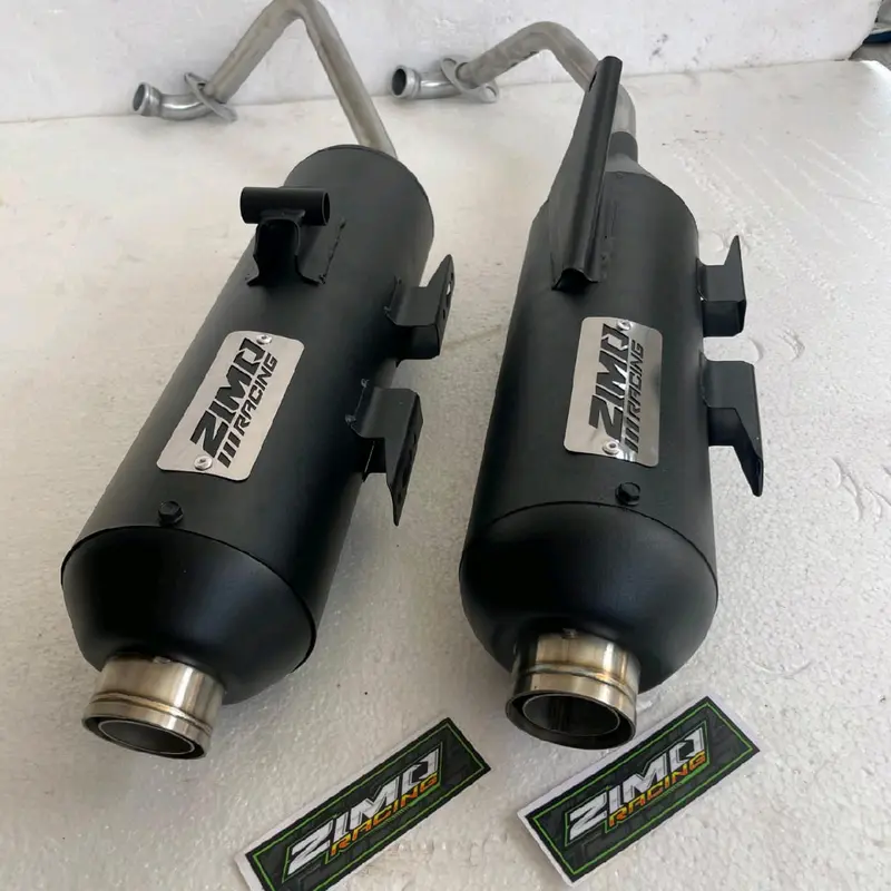 Knalpot Copy cms moncong Sijiro original ZIMO RACING cocok untuk all matic Beat Scoopy Vario new vario led old Nmax Aerox Pcx Mio Genio Fazio Lexi Motorcycle 4