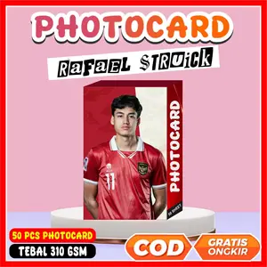 Photocard Rafael Struick 50 Pcs Tebal 310 Bonus Sticker Innerslave COD PHOTOCARDKU