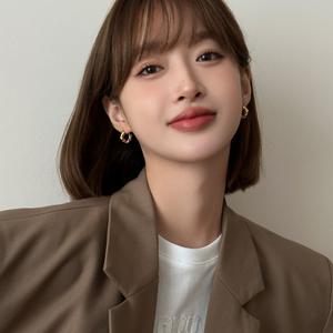 EAR PARTNER-クロワッサンイヤリング 個性的なスタイルデザイン 高級感あるイヤリング 新しいホットセリングイヤリング レディース用 (eh-2578)