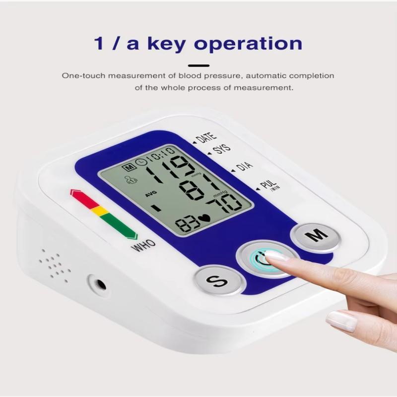 PeakXplore Digital Blood Pressure Monitor Rechargeable Original Arm Type Accurate Meter Large Display For Monitoring 3