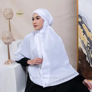 Arshaka - Bergo Hijab Instan Santorini Laser Cut Kerudung Bergo Saku Depan Umroh Haji Pengajian Wanita Muslim