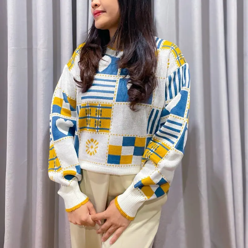 Sweater Kalila - Sweater Crop Wanita Rajut Premium