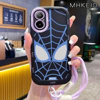 Gambar MHKEID Casing Hp untuk Realme C67 12 Lite Case Pola Laba-laba biru Kasing Silikon Softcase kepulan krim Kesing Tali gantung Gelang Casing - Gaya1, Realme C67 4G dari MHKEID MALL Kab. Tangerang 2 Tokopedia