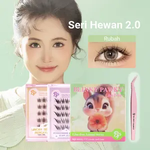 [BLINKY PAWKY] Seri Terbaru Bulu Mata Palsu Non-Lem, Berbagai Gaya — Elegan, Lincah, Segar Cocok untuk: Ke Kantor, Sekolah, Jalan-Jalan, Foto-Foto, Kumpul dengan Teman Ukuran: 10-15mm | Dapat Digunakan Kembali