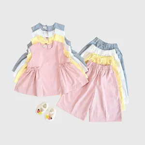 Sleeveless Aiko / Formal Casual / Baju Setelan Anak Perempuan One Set