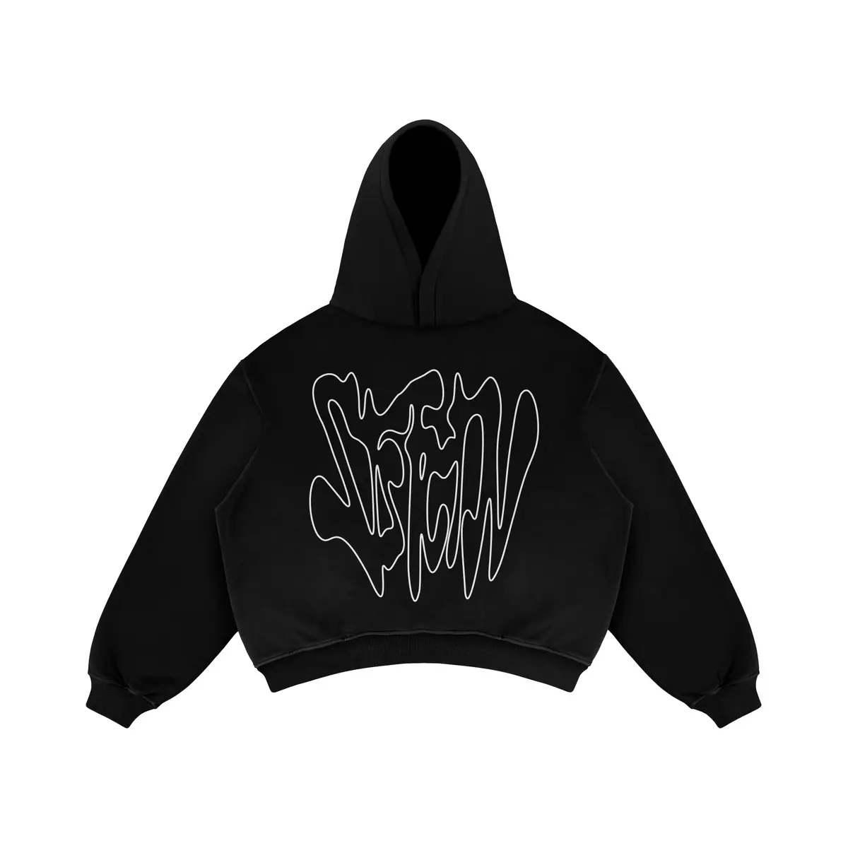Satisfaction Hoodie Boxy 330GSM HASTE Black