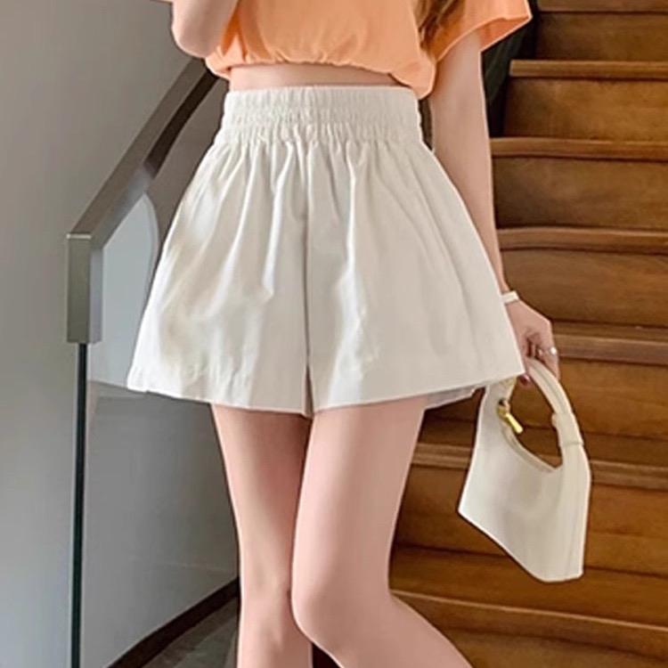    SET 2 Quần   Quần short Phồng kaki cạp chun lưng cao kiểu mới 