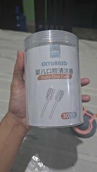 Product Review of 30pcs Medical Cotton Swab Gauze Baby Oral Tongue Cleaner Disposable Infant Toothbrush for Oral Care from K**🌻 0