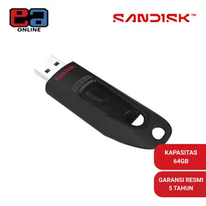 Sandisk CZ48 64GB USB 3.0 100MB/s USB Flashdisk Hitam Otg