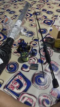 Product Review of [COD]Sougayilang Set joran dan reel pancing Sougayilang Spinning 1.8m/2.1m 2bagian dengan pegangan pancing EVA Handle dan reel pancing berputar 5.2:1 dengan kail pancing sepanjang 500m Ikan Roda Umpan from m**z 2