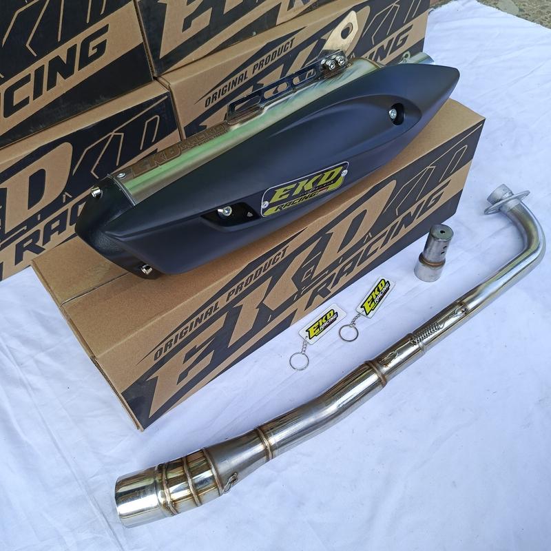 KNALPOT RACING ORIGINAL EKD RACING FULLBASS HARIAN UNTUK MOTOR MEGAPRO VERZA KING CBR 150 FACELIT MX KING BISON GSX 3