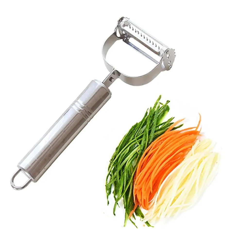 Multifunction Stainless Steel Vegetable Peeler Potato Carrot Cucumber Grater Fruit Cutter Julienne Peeler Kitchen tools Utensils Smooth slicer