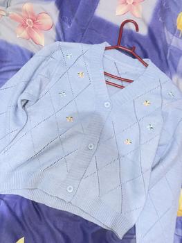Product Review of DIAMOND BUTTERFLY CARDI KOREAN CARDIGAN SWEATHER KOREA SWEATER WANITA BAHAN RAJUT PREMIUM from h**n 0