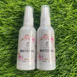 deodorant whithening dpt 2  botol  kering seharian mencerahkn,,original tawas tanpa pewangi