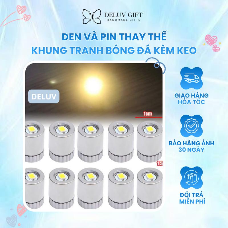ĐÈN VÀ PIN THAY THẾ KHUNG TRANH BÓNG ĐÁ