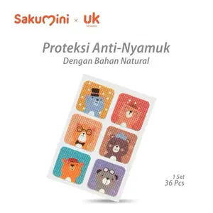 Sakumini Repellent Patch Stiker Nyamuk Pengusir Serangga Nyamuk Aman Newborn Bayi Anak Tempelan Traveling Mudik Tempat Tidur Bayi Baju Bantal Anti Nyamuk Demam Berdarah