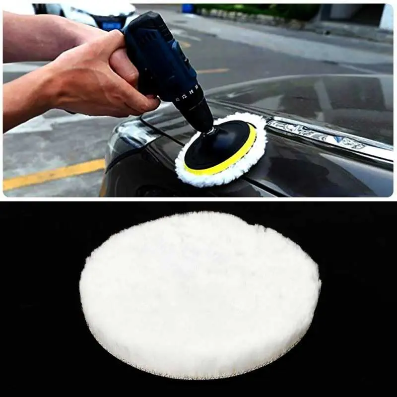 PROMO Polisher Pad Wol Poles Wax Body Mobil 8cm 1