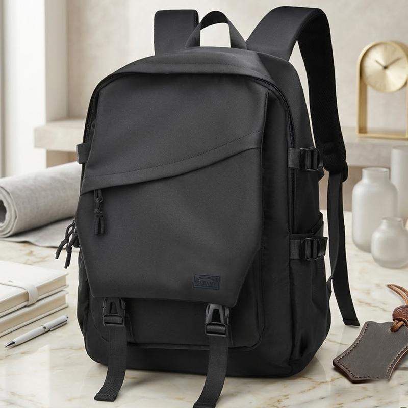 Balo thời trang đựng laptop 15 inch thời trang cao cấp chất vải Hàn Quốc chống nước nhiều ngăn thương hiệu CHENNY Bag Nam Đeo Vai