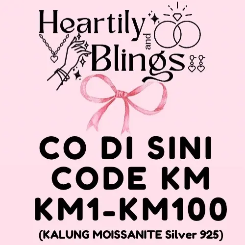 [ Heartily & Blings ] Kalung Moissanite Necklace Mosang Silver 925 Premium HK
