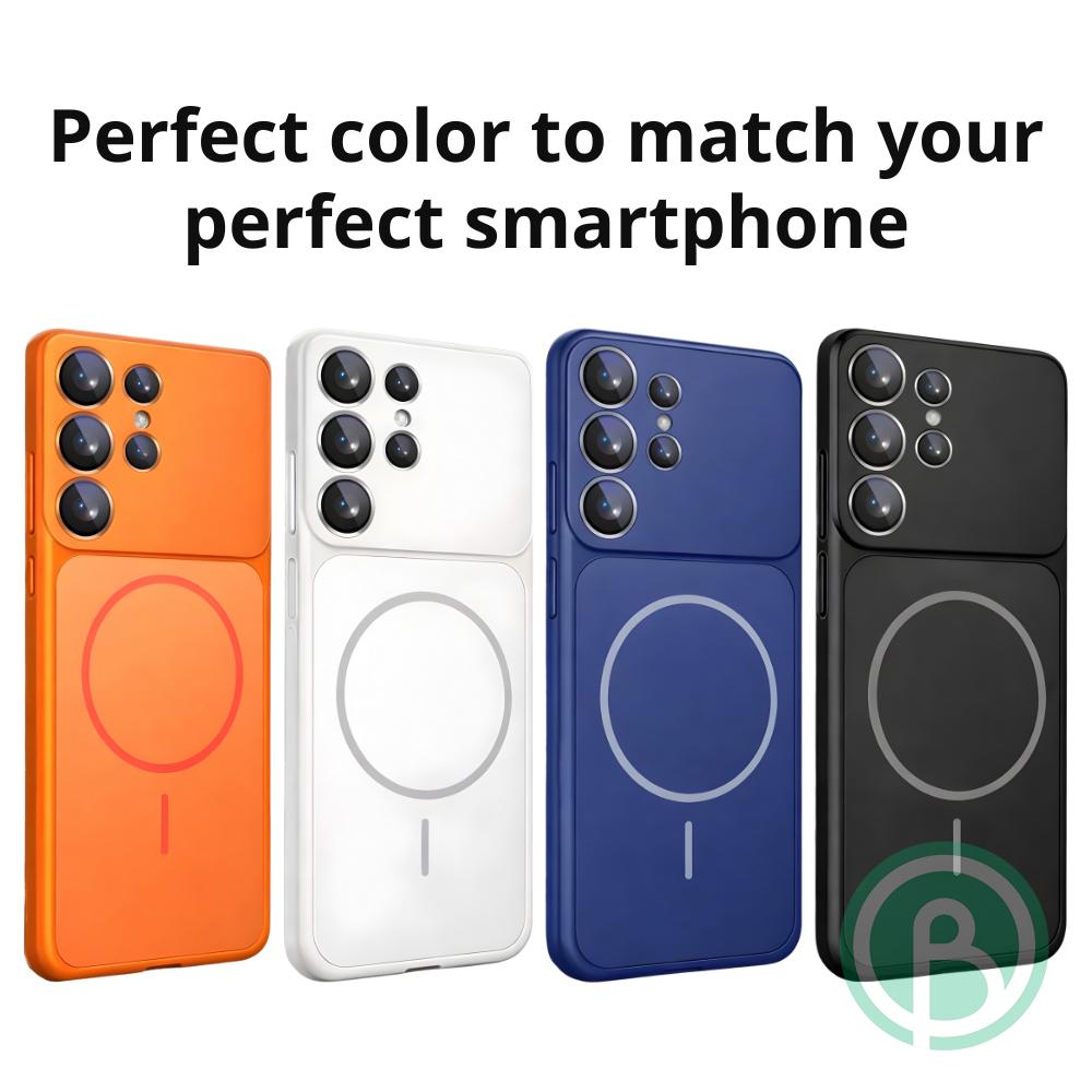 Bunso ECLIP Soft Case untuk SAM S26 Ultra Edge Plus FE S25 S24 S23 A57 A37 A17 A07 A56 A36 A26 A16 A06 A55 A35 5G 4G Magnetic Acrylic Organic Silicone Nano Matte Slim Cover Casing Silikon Lens Camera Protection Viral S26Ultra S25Ultra S24Ultra S24FE