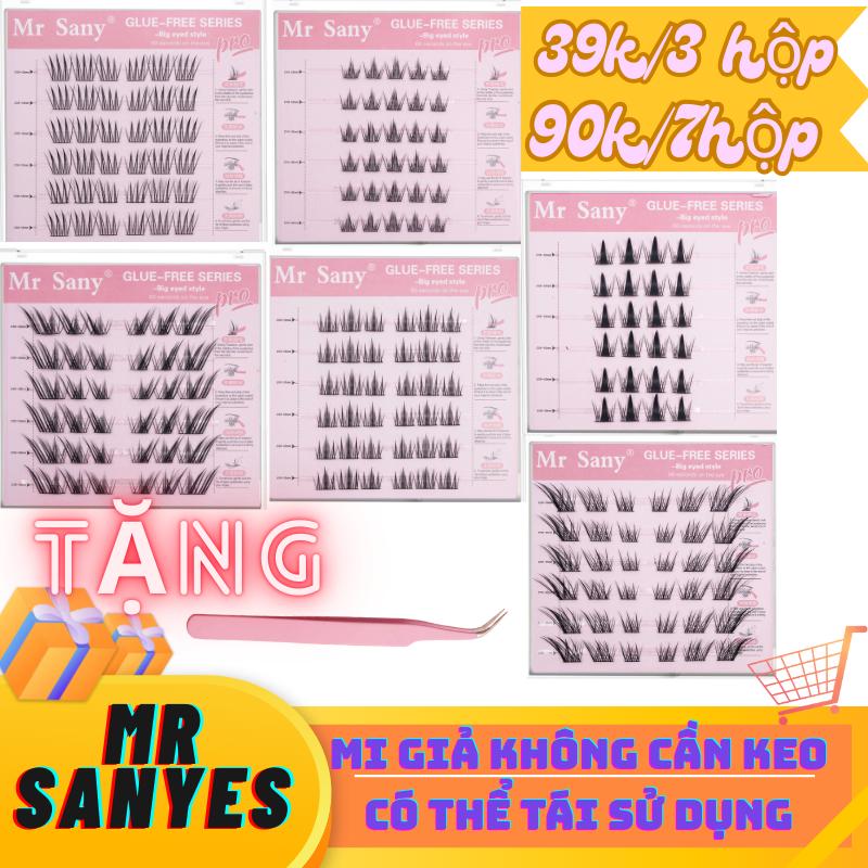  Mr Sanyes Lông Mi Giả Không Cần Keo - Mi Cong Chữ C Mảnh Tái Sử Dụng Sản Phẩm Việt Nam Mỹ Phẩm 3hộp 39k 7hộp 90k 