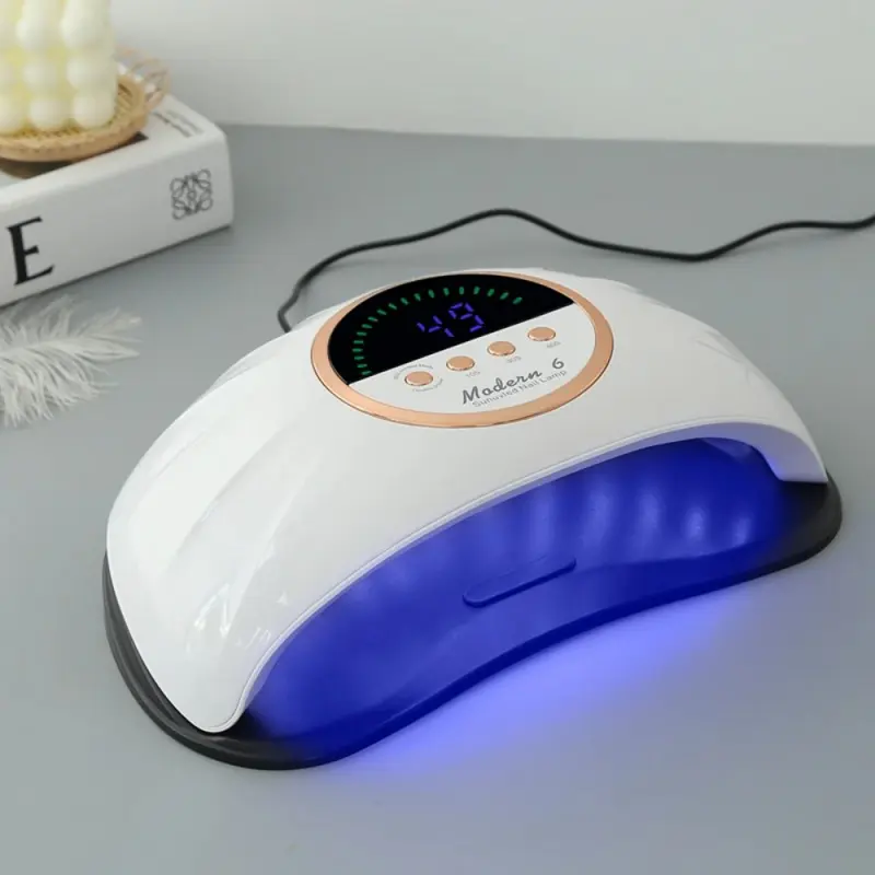 Modern 6 Pengering Kutek UV Lamp Nail Dryer Sensor LCD Display BE317 6