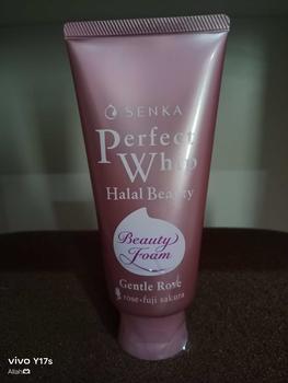 Product Review of SENKA Perfect Whip Gentle Rose Facial Foam 100gr - Mengandung Hyaluronic Acid Membersihkan Wajah from ✿**i F**🫀 1